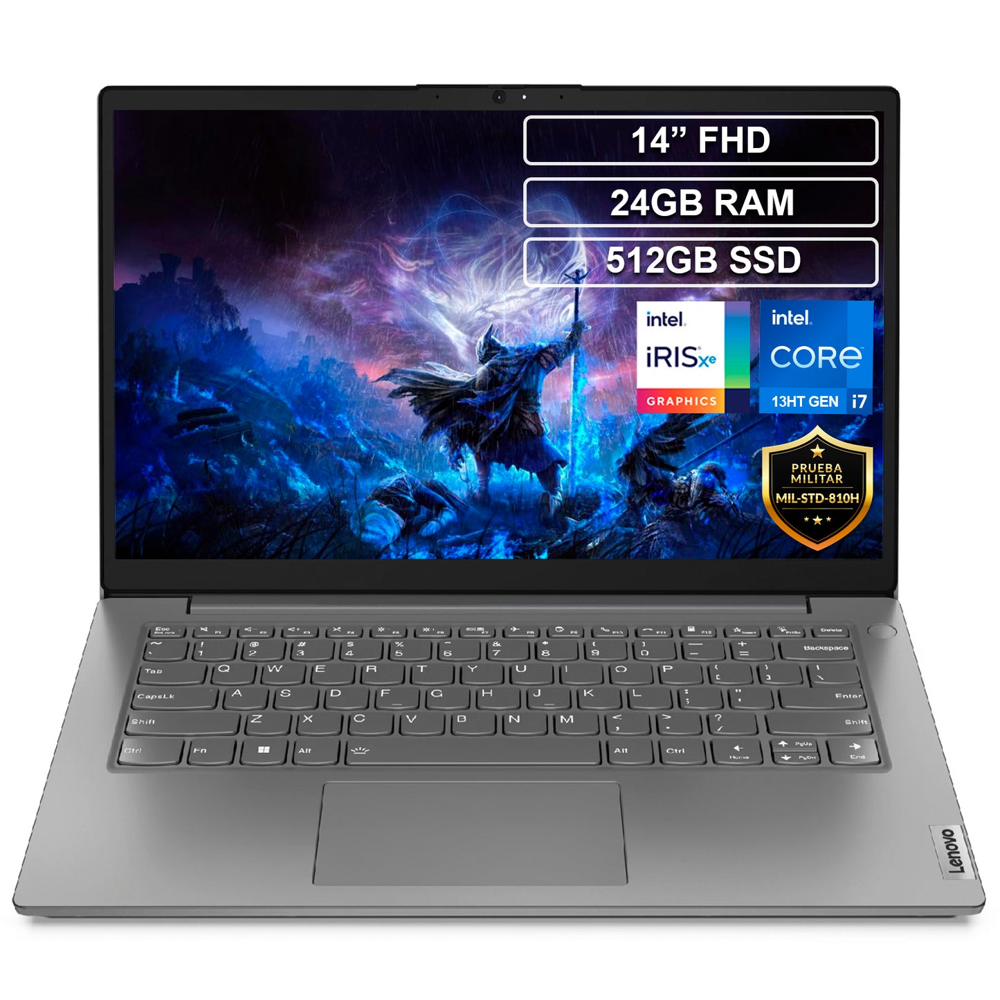 Portátil Lenovo V14 G4 Core i7 1355U 24GB 512GB FHD 14”