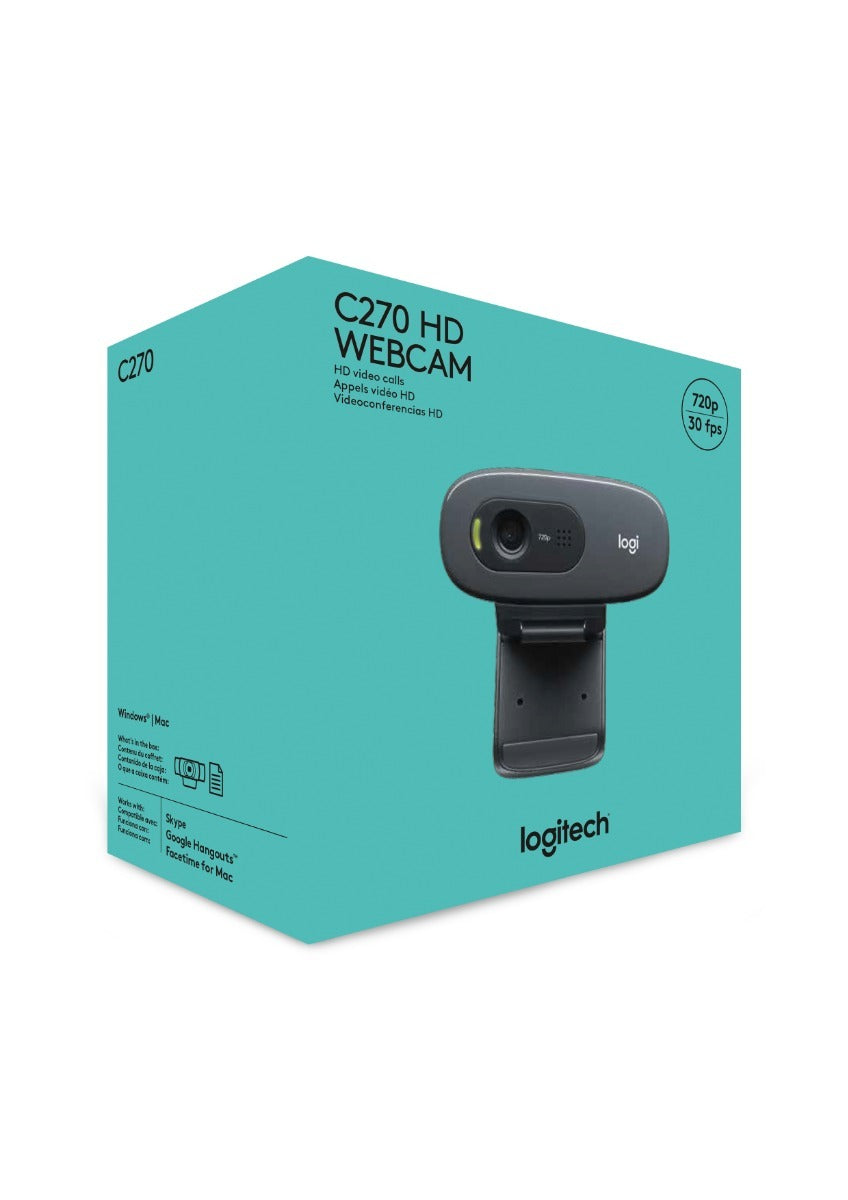 Logitech C270 Camara Web Hd 1 Año Garantia