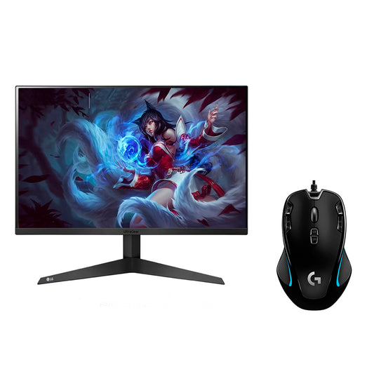 Monitor LG Gamer Ultragear Fhd 24 165 Hz 24gq50f-b + Mouse