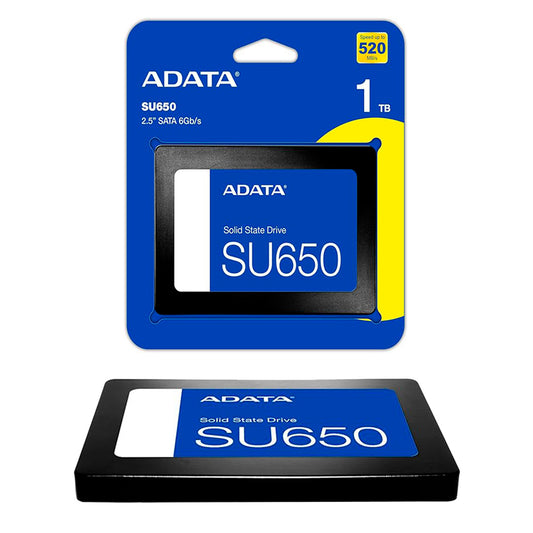 Disco Estado Solido Ssd Adata Asu650ss 1tb 3d Nand Sata 2.5