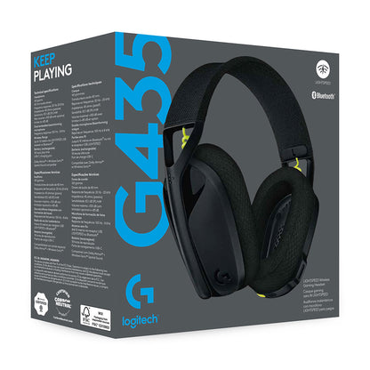 Diadema Gamer Logitech G435 Inalám LIGHTSPEED PS5 MAC PC