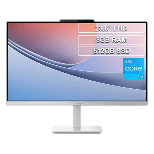 Todo en Uno AIO Lenovo A100 Core i3 N305 8GB 512GB FHD 23.8