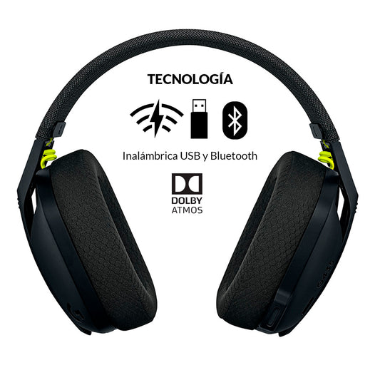 Diadema Gamer Logitech G435 Inalám LIGHTSPEED PS5 MAC PC