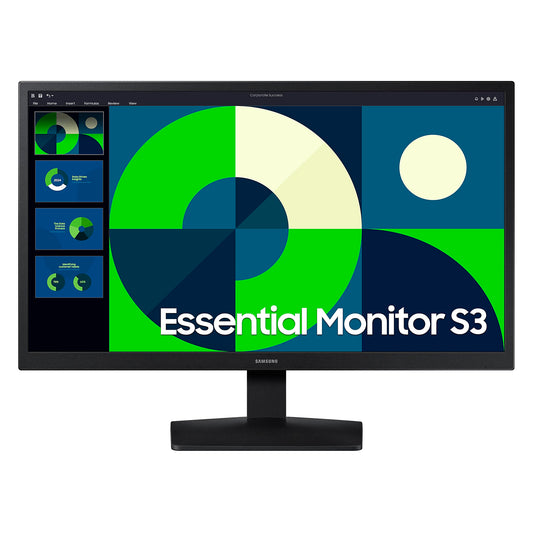 Monitor Samsung LS22D310 22” FHD 75Hz HDMI Plano Negro